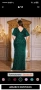 Официална зелена рокля, снимка 4