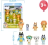 Детски комплект Блуи с мини играчки Famosa Bluey Pack 8 Figuras Bluey Heeler Family & Mates Pa, снимка 8