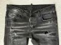 DSQUARED2 TIDY BIKER JEAN Измит деним Slim Fit Износени дънки Размер IT 46 / W32, снимка 3