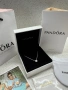 Колие Pandora с бяло сърце, снимка 1