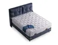 Луксозен Турски Спален Комплект  ROYAL BLUE :Синьо Кадифе 160/200 см. + Дишащ Покет Матрак 25 см, снимка 2