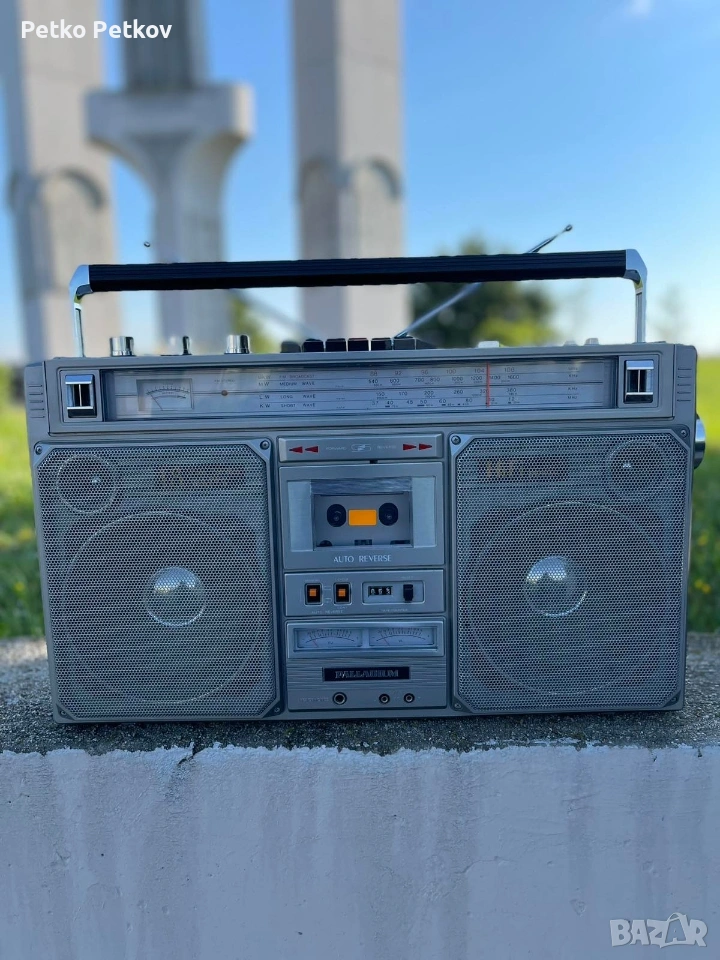 Продавам Много Рядък Модел Касетофон Vintaje Boomboxes ( PALLADIUM 494/968 JAPAN) , снимка 1
