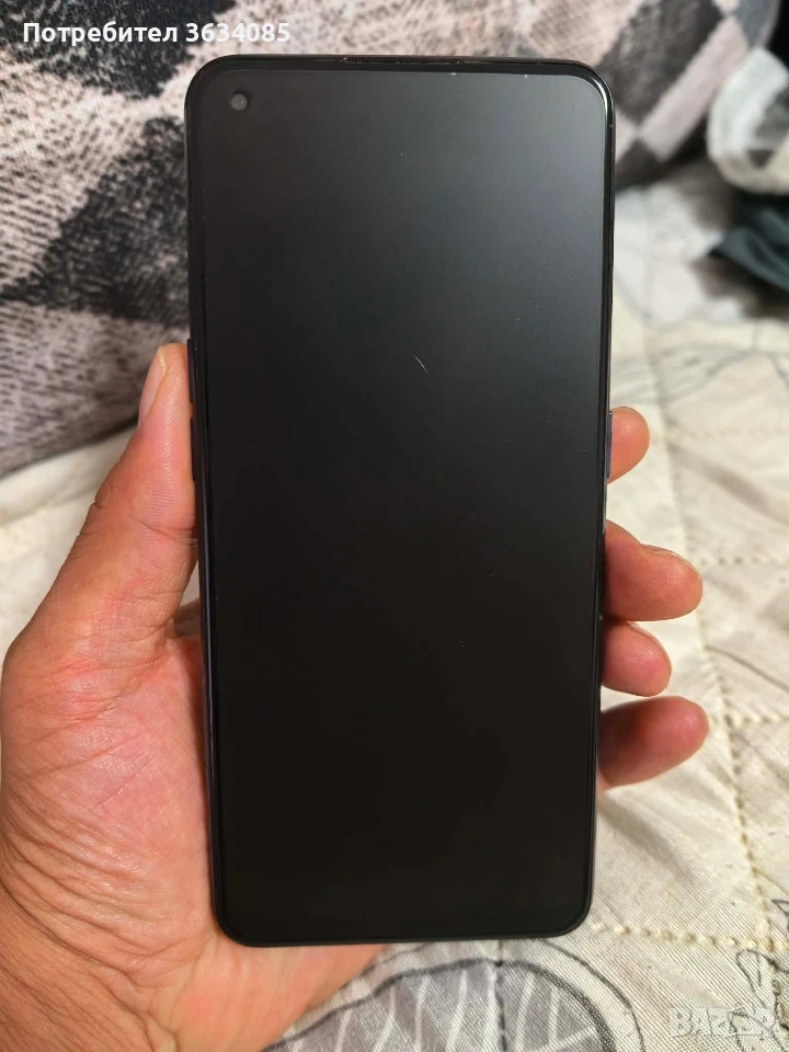 OPPO Reno 7 много запазен телефон всичко работи, бърз е! Със гръб и протектор мат 200 евро, снимка 1