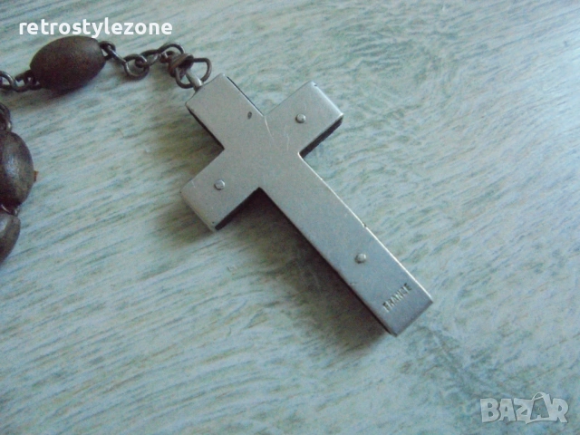 № 8575 Стара молитвена броеница / розарий, снимка 6 - Други ценни предмети - 54306342