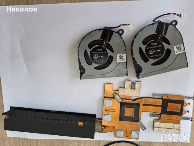 Охлаждане с вентилатор за Лаптоп Acer Nitro 5 AN515-52 AN515-53, снимка 3 - Части за лаптопи - 54096834