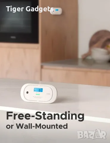 Смарт детектор за въглероден оксид X-Sense XC01-M с Wi-Fi и безжична връзка между устройства, снимка 3 - Овлажнители и пречистватели за въздух - 55393762