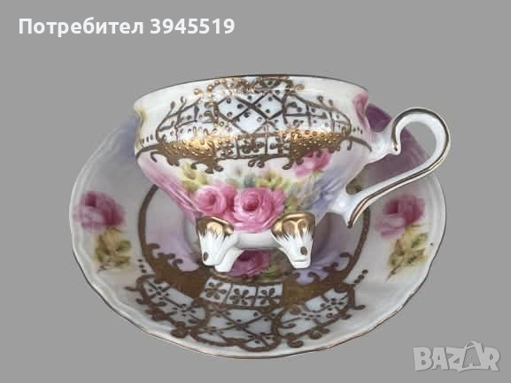Мануфактура порцелан дамско бижу, снимка 3 - Антикварни и старинни предмети - 55040313