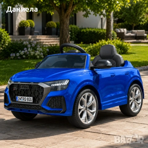 Детска акумулаторна кола Audi RS Q8 12V - Дистанционно управление, музика, LED светлини , снимка 3 - Детски велосипеди, триколки и коли - 55136255