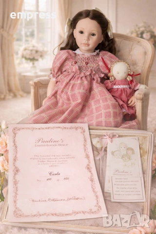 Порцеланова кукла Pauline Carla, снимка 8 - Колекции - 52684927