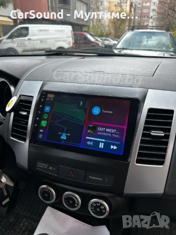 Mitsubishi Outlander 9" Мултимедия Android 15 Аутлендър (2005-2012) Навигация Андроид, снимка 2 - Аксесоари и консумативи - 47217490