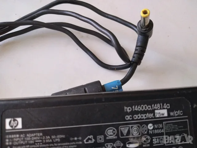 Зарядно за лаптоп HP, снимка 3 - Кабели и адаптери - 55681677