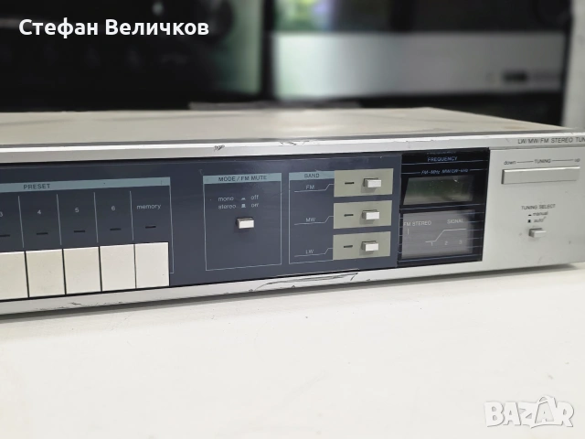 📻 РЕТРО КЛАСИКА! Цифров Тунер Sanyo JT 350 L 🇯🇵🎵, снимка 3 - Радиокасетофони, транзистори - 55022311