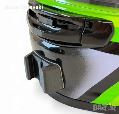 3D Принтирана Стойка за Каска за Екшън Камера (GoPro) / Chin Mount – PCTG & 3M, снимка 2 - Камери - 55530687