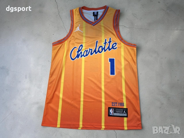 Баскетболен потник на ЛаМело Бол#Шарлот Хорнетс#нов модел!!!, снимка 2 - Баскетбол - 54119677