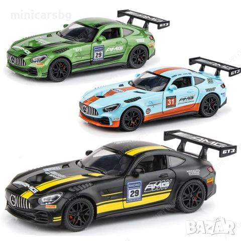 Метални колички: Mercedes-AMG GT3, снимка 2 - Колекции - 54903059