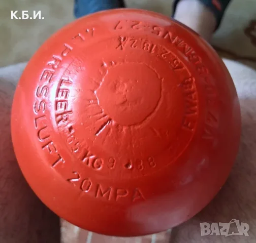 Продавам желязна бутилка - 1 брой - 5L - 200 BAR - АТМОСФЕРИ работно налягане, снимка 18 - Въздушно оръжие - 55107635