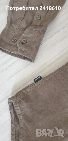 Blauer Len/ Лен Slim Fit Mens Size M НОВО! ОРИГИНАЛ! Мъжка Ленена Риза, снимка 13 - Ризи - 54466671