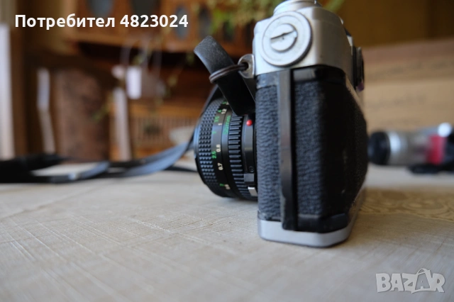 Canon FT QL & Canon FD 50mm F1.8 Lens. Canon FD Mount, снимка 5 - Фотоапарати - 54552274