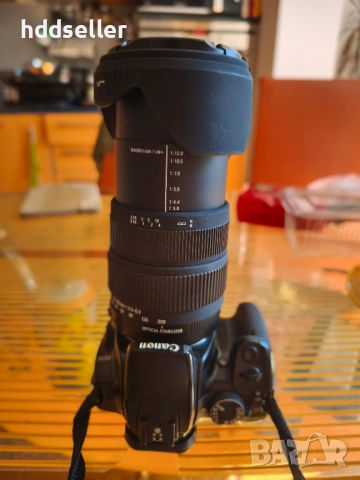 Canon 400D със Sigma 18-200mm f/3.5-6.3 OS, снимка 6 - Фотоапарати - 54605381