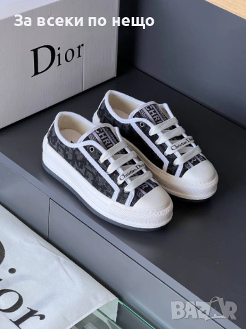 Christian Dior Дамски Маратонки👟Дамски Спортни Обувки👟Платненки Кристиян Диор - 3 Цвята Код SK1430, снимка 3 - Маратонки - 54453240