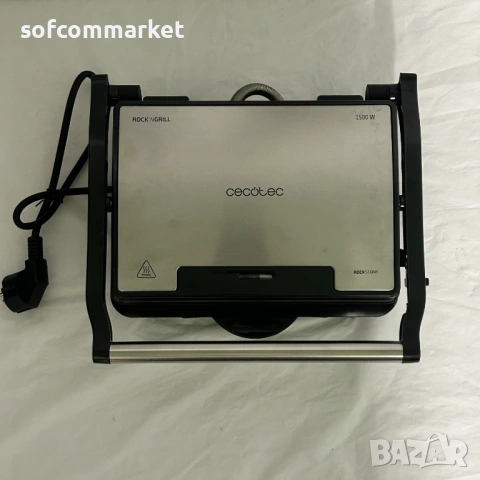  Нов контактен грил / Тостер преса Cecotec Rock'nGrill 1500 Rapid, снимка 2 - Скари - 54945858
