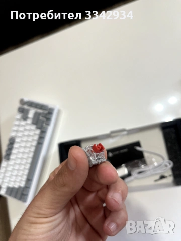 Механична Клавиатура Ajazz AK820 - Геймърска Механична Клавиатура - Червени Суитчове - Red Switches , снимка 6 - Клавиатури и мишки - 54172719