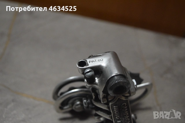 Ретро Шосеен Дерайльор Campagnolo Nuovo Record, снимка 5 - Части за велосипеди - 55063263