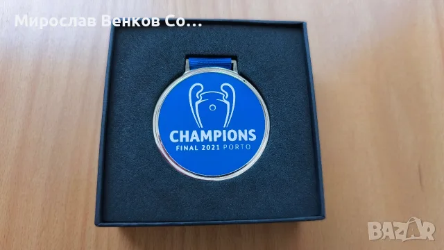 Колeкционерски медал Челси – Шампионска лига 2021 (Порто) / Chelsea Champions Medal, снимка 3 - Фен артикули - 55641522