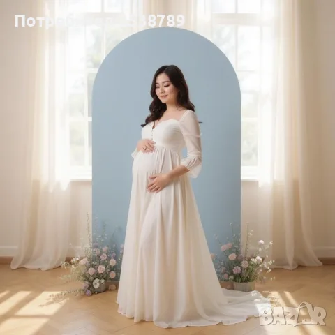 Метална арка за балони 120х220 см + розово и синьо платно, снимка 3 - Декорация - 55523723