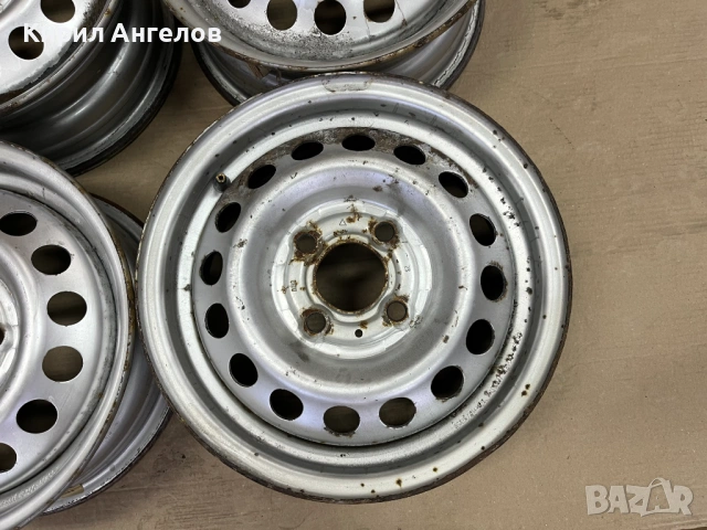 Железни джанти 13 цола за Nissan Micra, снимка 3 - Гуми и джанти - 54457458