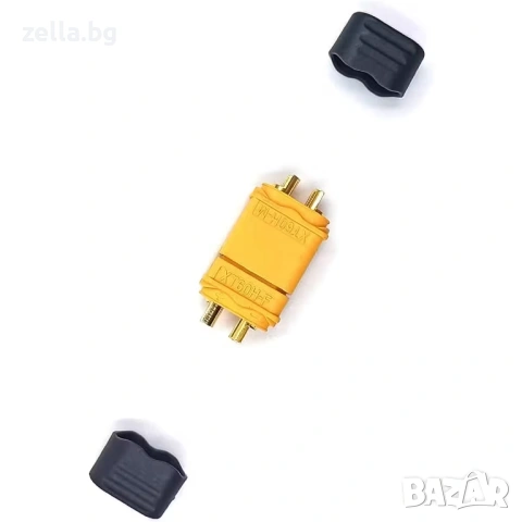 Комплект конектори XT60H (5 чифта мъжки + женски) 60A, позлатена мед – за LiPo, LiFePO₄ Li-Ion 10467, снимка 10 - Друга електроника - 54703761