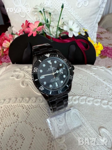 Rolex Нов Мъжки Часовник Кварцов Механизъм Ролекс , снимка 2 - Мъжки - 54722417
