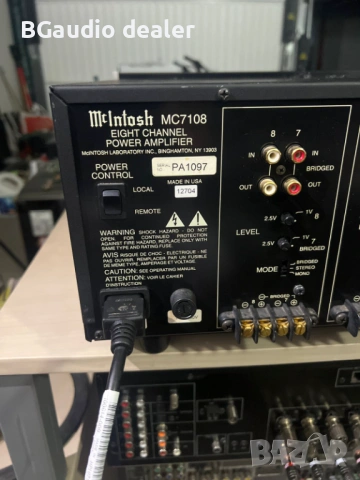 McIntosh MC7108 , снимка 3 - Ресийвъри, усилватели, смесителни пултове - 54857972