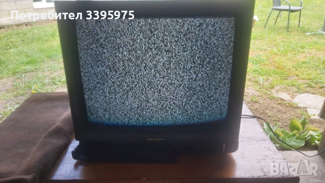 Цветен ретро телевизор Sharp 21” (51 см) - отлично състояние, снимка 3 - Телевизори - 54292877