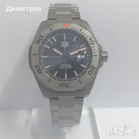 НОВ Tag Hauer Aquaracer Date Bamford, Automatic, Titanium, лимитиран, снимка 3 - Мъжки - 55681522