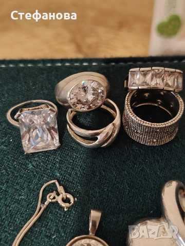 сребърни бижута, снимка 7 - Колиета, медальони, синджири - 54653860