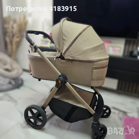 FLUX BEIGE Бебешка количка 2 в 1, снимка 9 - За бебешки колички - 55304997