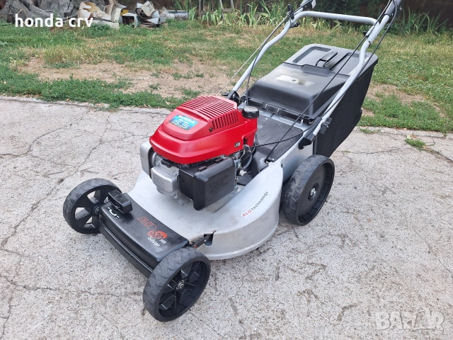 Косачка Honda 5.5к.с. 53см самоходна алуминиева мулчираща с кош, снимка 10 - Градинска техника - 55244830