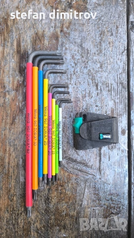 WERA Multicolour TORX BO имбусни ключове , снимка 3 - Ключове - 54249113