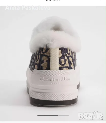 Кецове Dior от агнешка кожа с косъм, снимка 17 - Кецове - 55514051