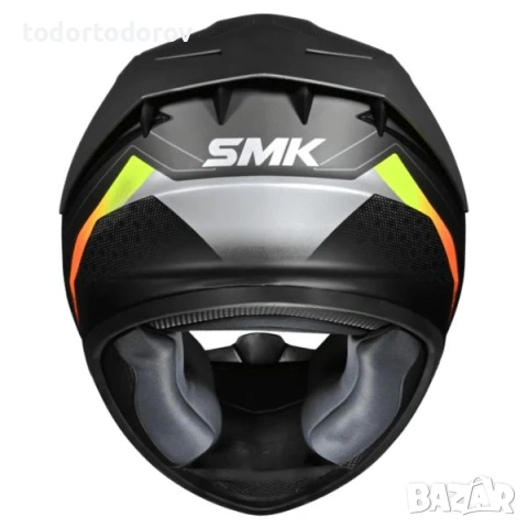 ПРОМОЦИЯ Мото каска за мотор SMK STELLAR SPORT FLIGHT Black/Gray/Yellow 232.74 лв. / 119 €, снимка 5 - Аксесоари и консумативи - 54603073