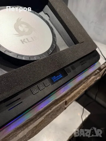 КАТО НОВА Охлаждаща поставка KLIM Turbofrost MAX | RGB | 3000 RPM, снимка 4 - Други - 55645890