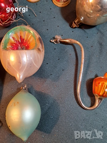 стари стъклени коледни играчки 35/1, снимка 12 - Антикварни и старинни предмети - 54258009