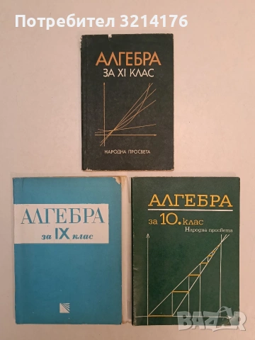 Алгебра за 11. клас - З. Запрянов, Й. Кучинов, Ив. Ганчев (1978)