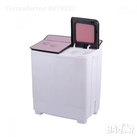 Пералня с двойна вана DC12V LP-XPB52, снимка 2 - Перални - 55579039