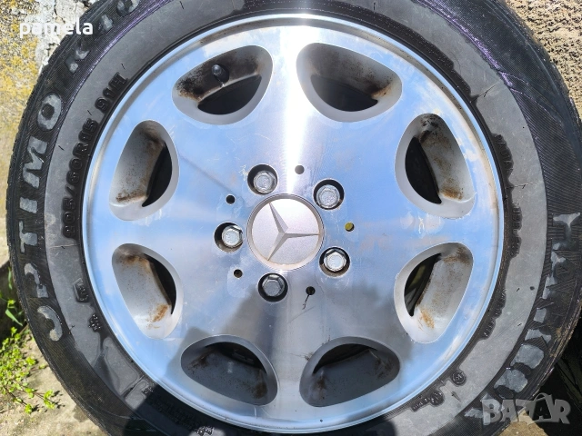Продавам алуминиеви джанти 6 1/2J 15H2 с гуми, снимка 5 - Гуми и джанти - 54058487