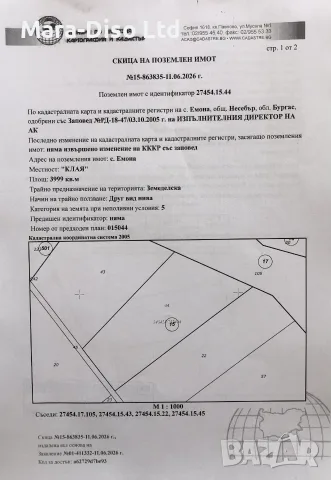 Инвестиционен парцел за вилно селище с изключителна морска панорама, снимка 4 - Парцели - 55298290