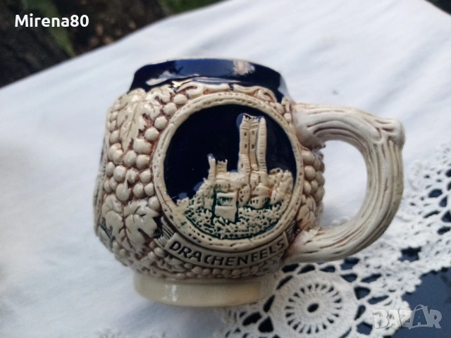 Винтидж немска керамика - сервиз за глювайн !, снимка 8 - Антикварни и старинни предмети - 54859000