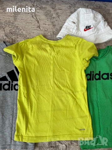 Лот на adidas за момче на 7-8години, плюс шапка на Nike, снимка 8 - Детски тениски и потници - 54049778