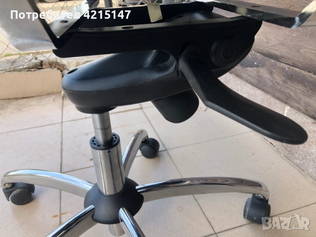 "Comfy"- High Leather Office Chair-ергономичен,конферентен офис стол, снимка 12 - Столове - 54301649